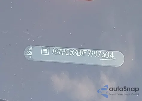 2015 Chevrolet Cruze 1Lt Auto из США, поврежденный, VIN 1G1PC5SB1F7197304